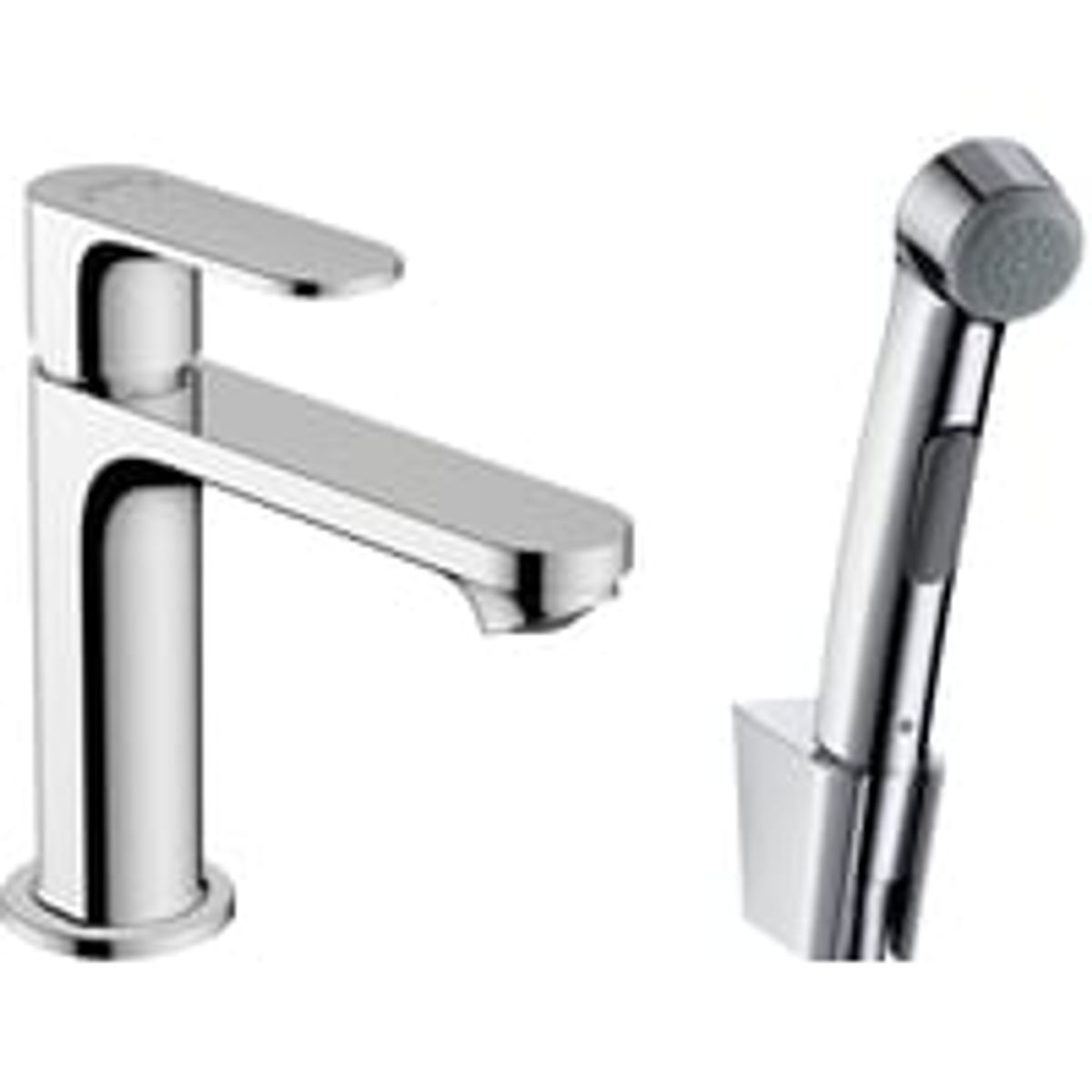 Hansgrohe Rebris E hndvaskarmatur 80, bidettebruser, krom