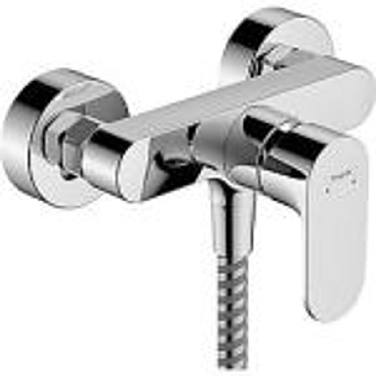 Hansgrohe rebris s 1-grebs brusearmatur, krom