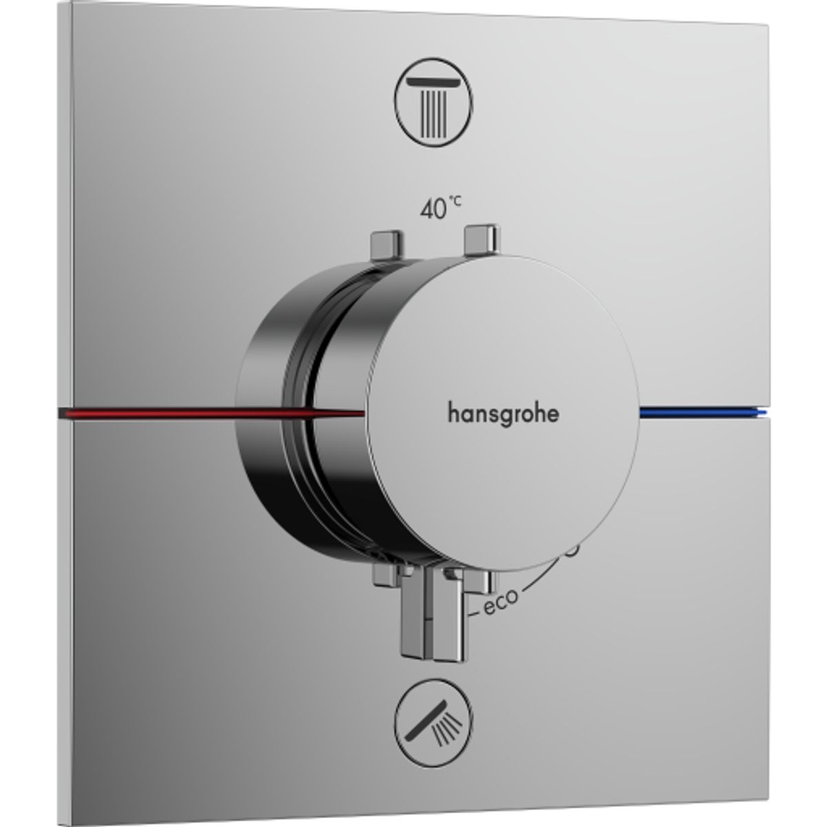 Hansgrohe ShowerSelect Comfort E brusearmatur, krom