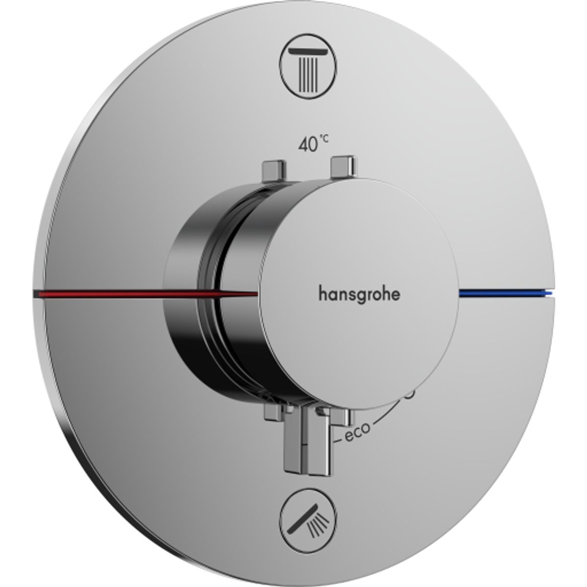 Hansgrohe ShowerSelect Comfort S brusearmatur, krom