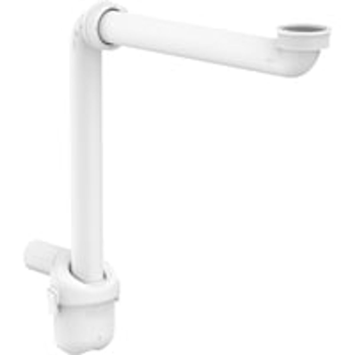 HANSGROHE vandls 1 1/4x32mm t/hv m/afg.rr plast hvid