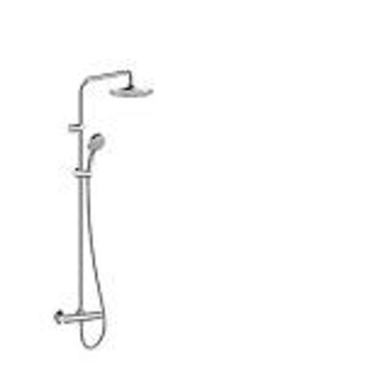 Hansgrohe vernis blend showerpipe 200 1jet krom