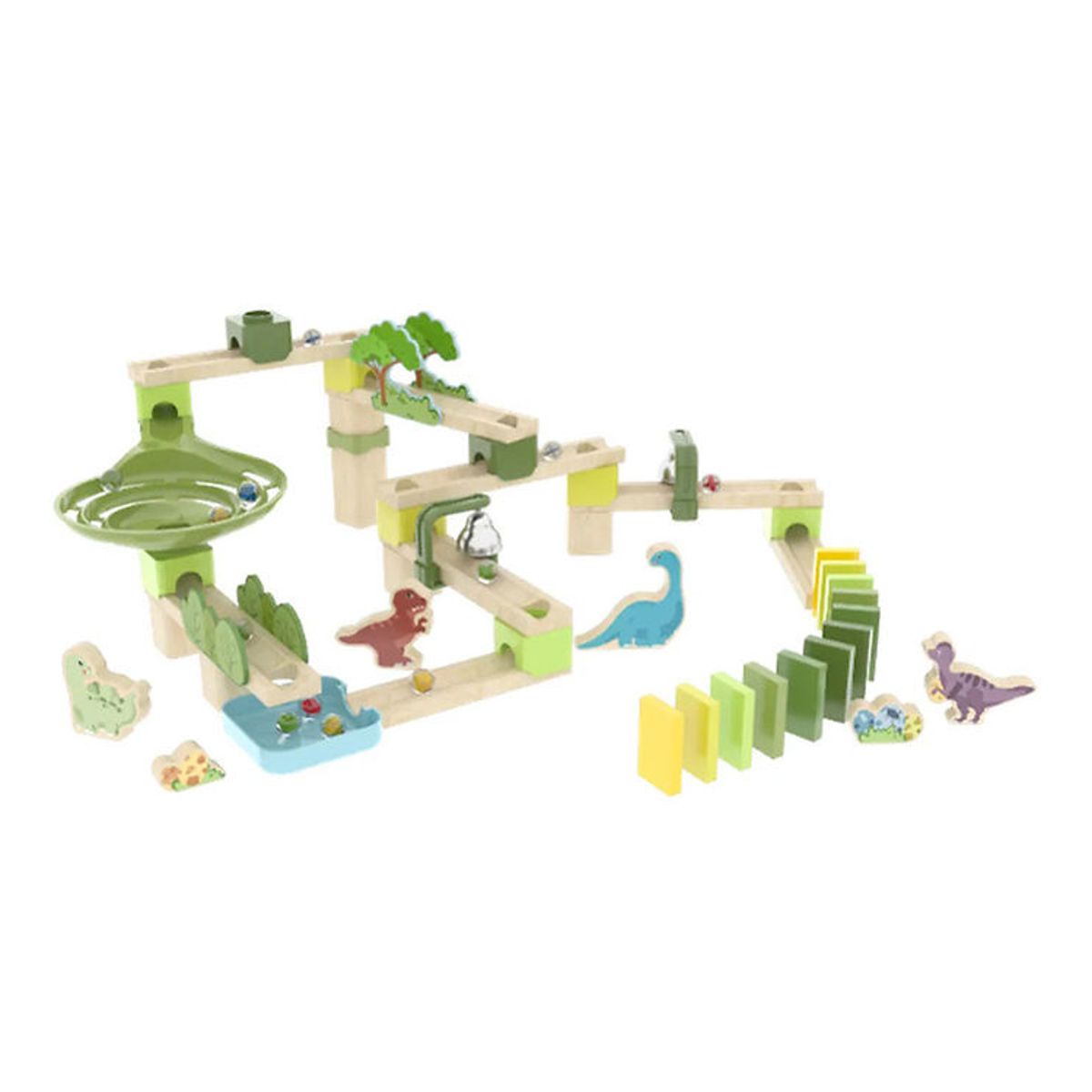 Hape Kuglebane - Dino Adventure Marble Run - 131 Dele