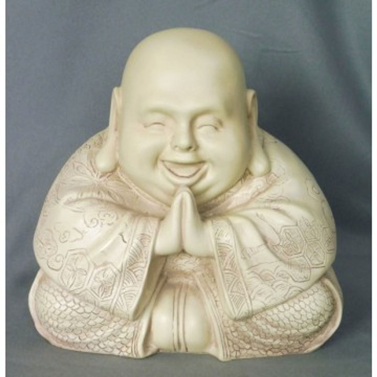 Happy Buddha 20 cm - Buddha statuer generelt - GodKarmaShop