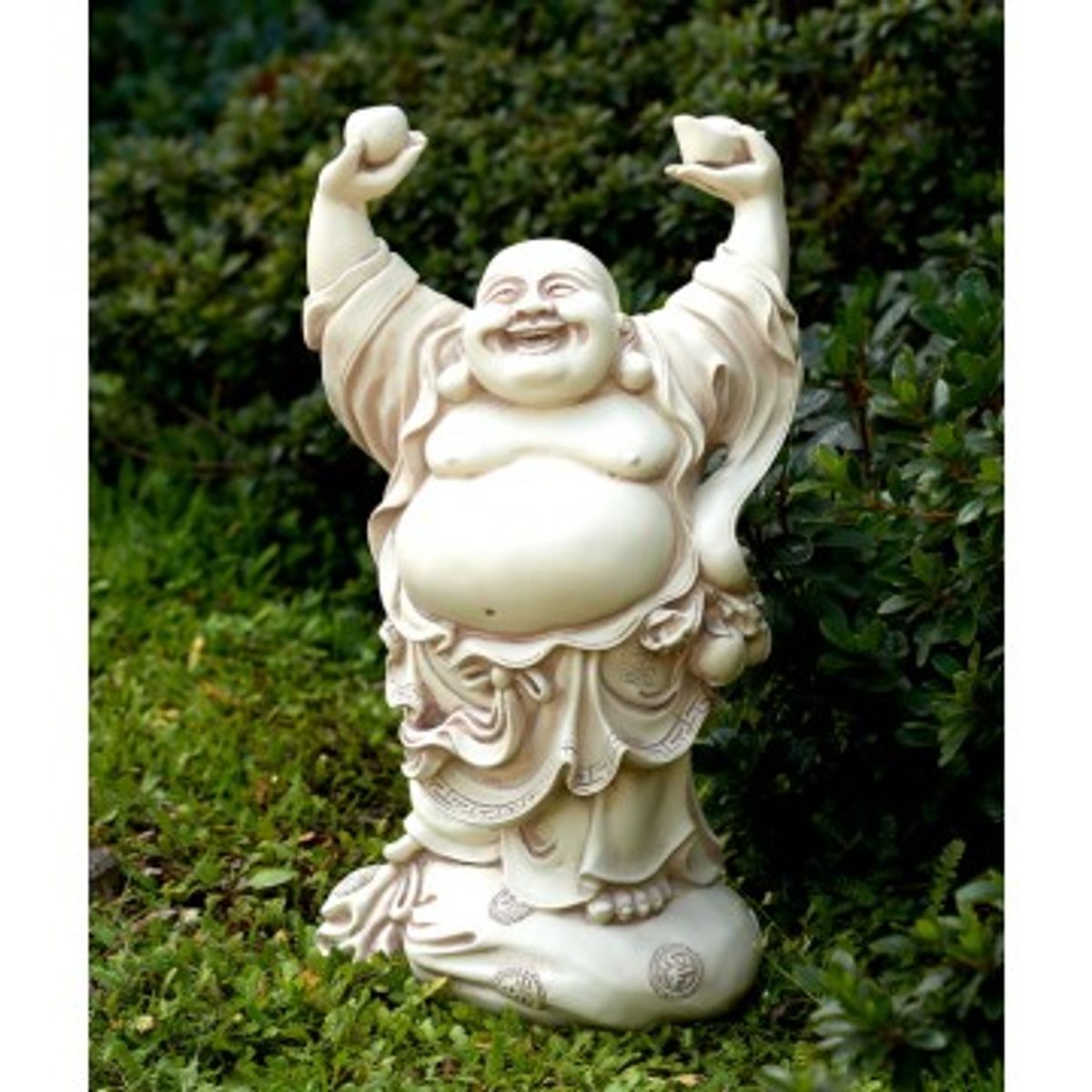 Happy Buddha figur - Hotei antikhvid - Buddha statuer generelt - GodKarmaShop