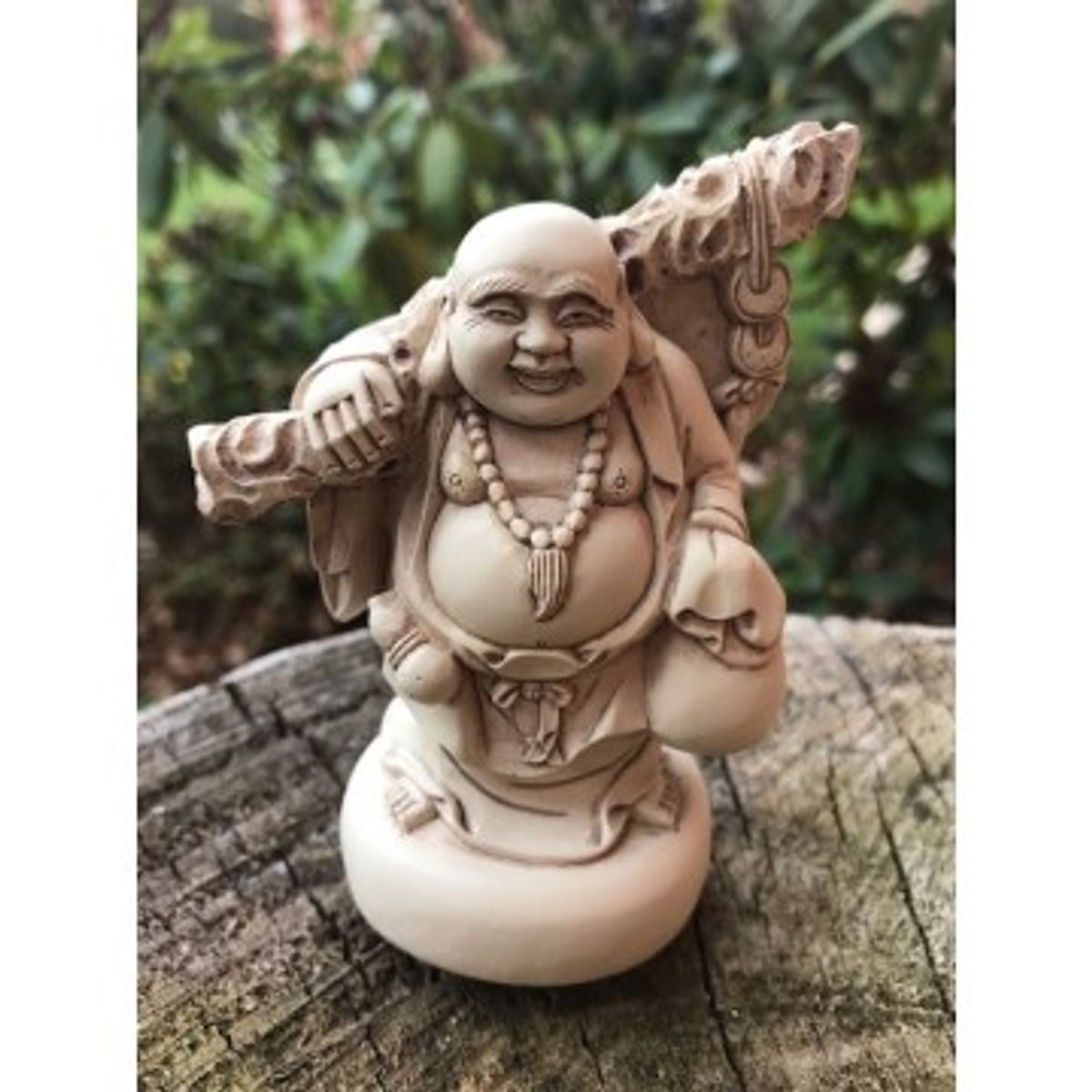 Happy Buddha lille figur - Buddha statuer generelt - GodKarmaShop