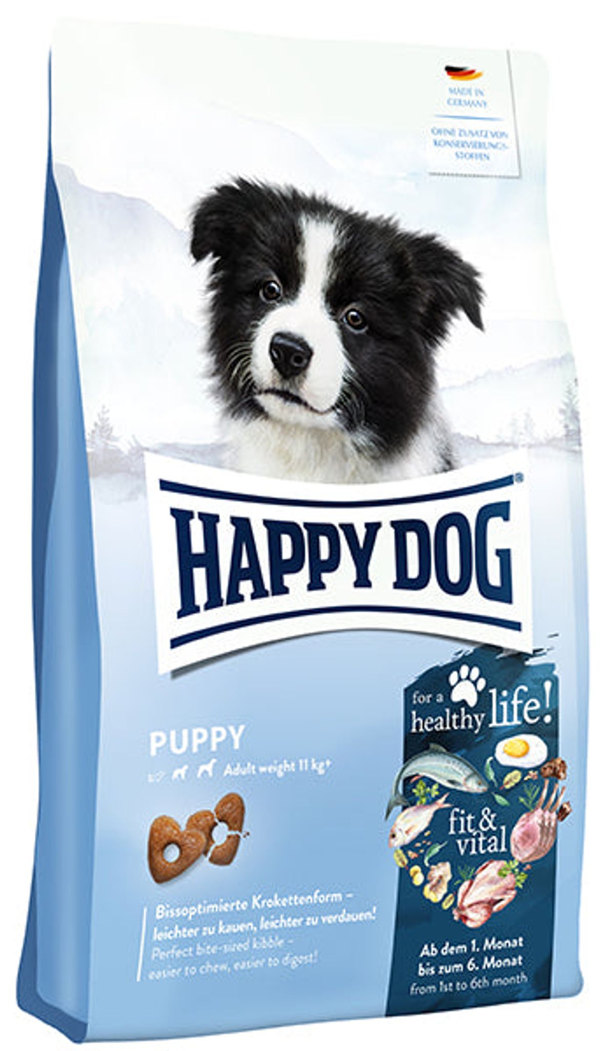 Happy dog og Cat - Happy Dog Supreme Fit & Vital Puppy 10kg, hvedefri - Hundefoder