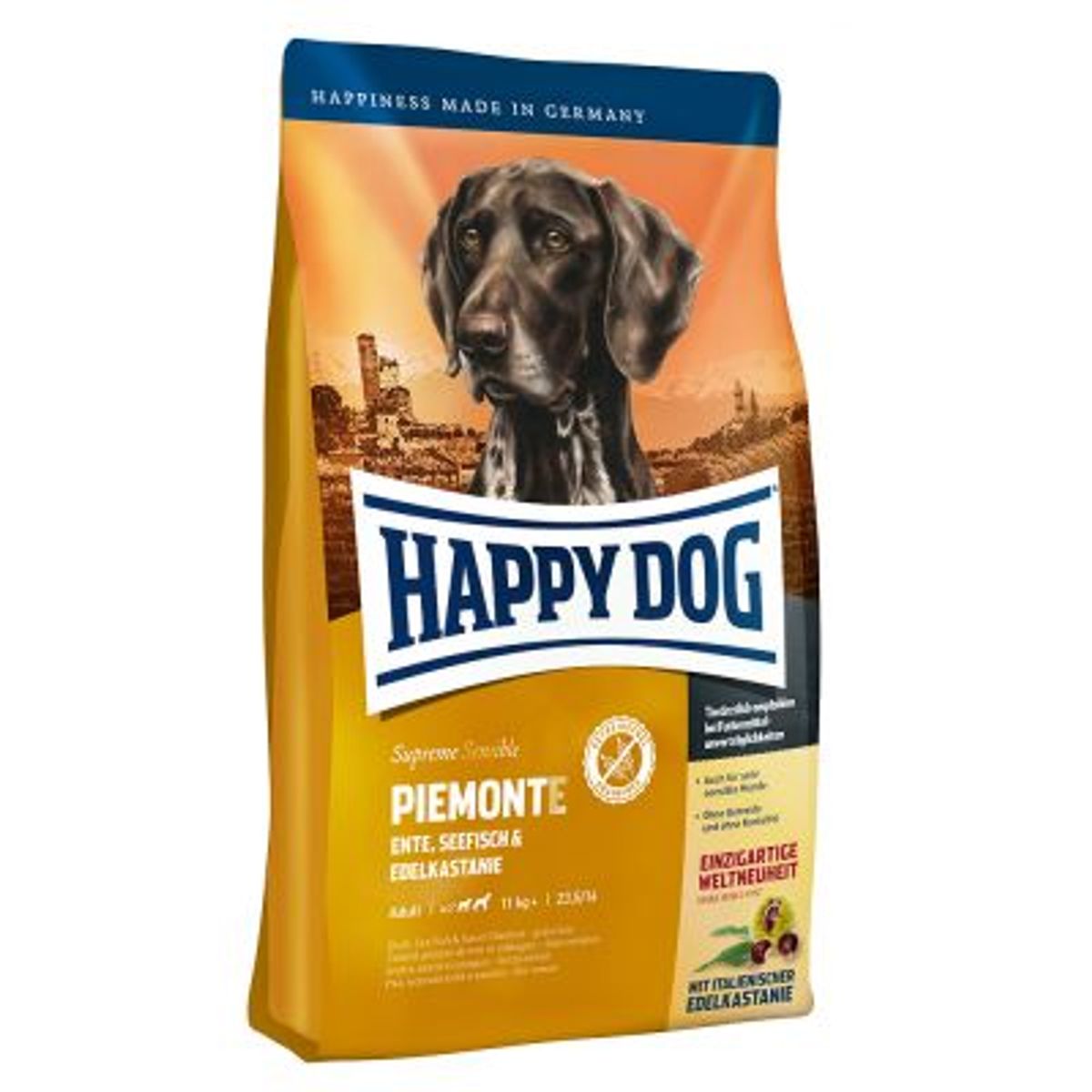 Happy dog og Cat - Happy Dog Supreme Sensible Piemonte 10 kg, Kornfri - Hundefoder