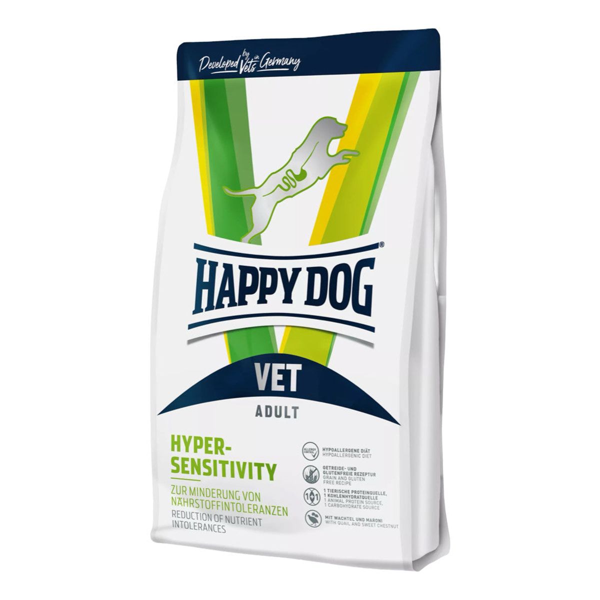 Happy dog og Cat - Happy Dog Vet Hypersensitivity 1kg-12kg - 1kg - Hundefoder