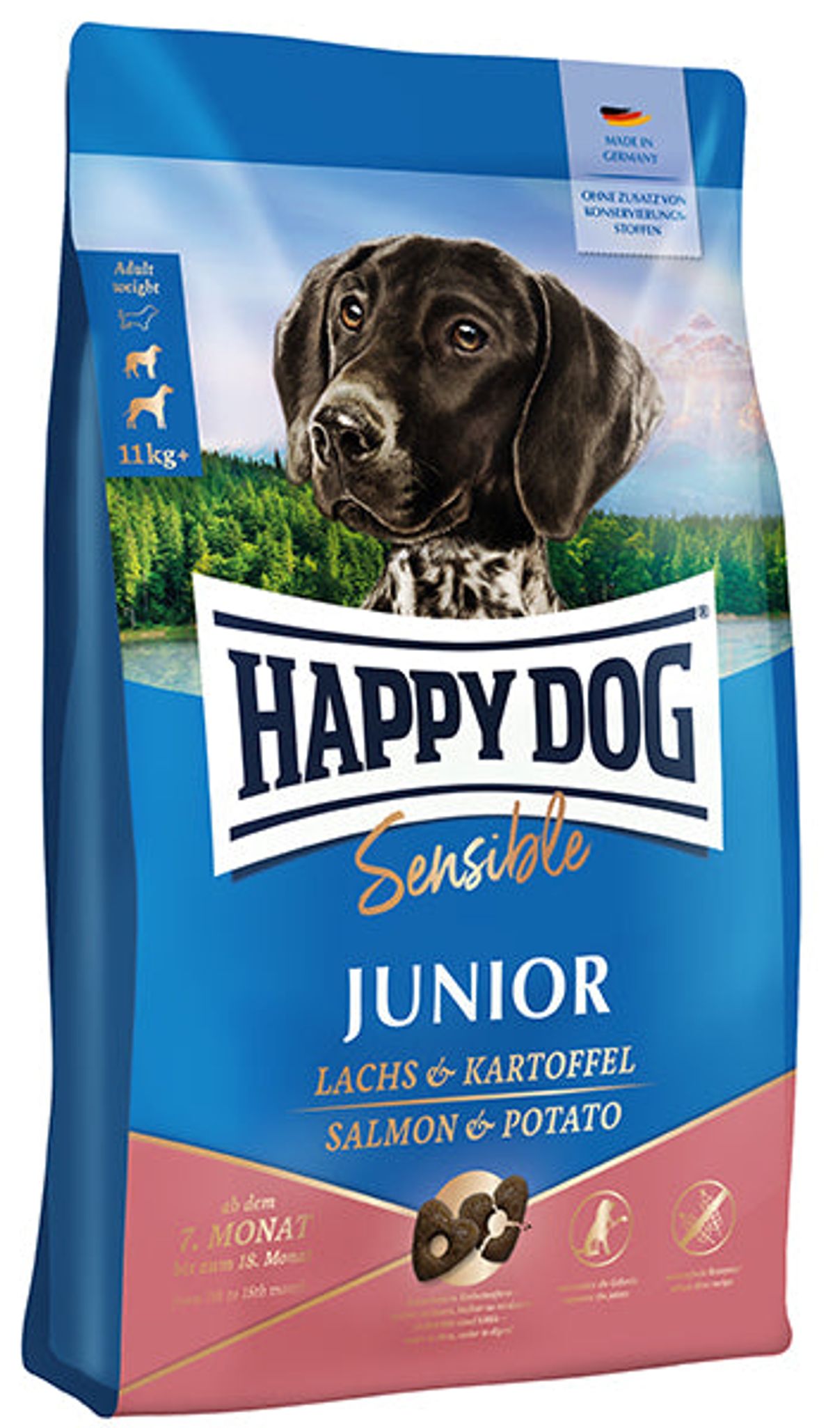 Happy Dog Supreme Sensible Junior Laks & Kartoffel 10 kg