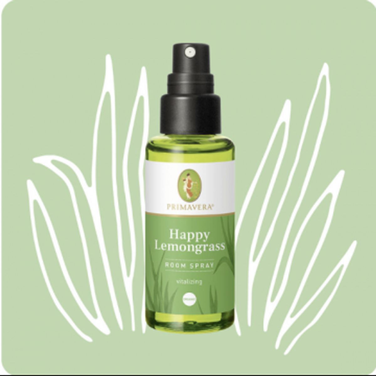 Happy Lemongrass - Rumspray - Naturlige dufte - GodKarmaShop