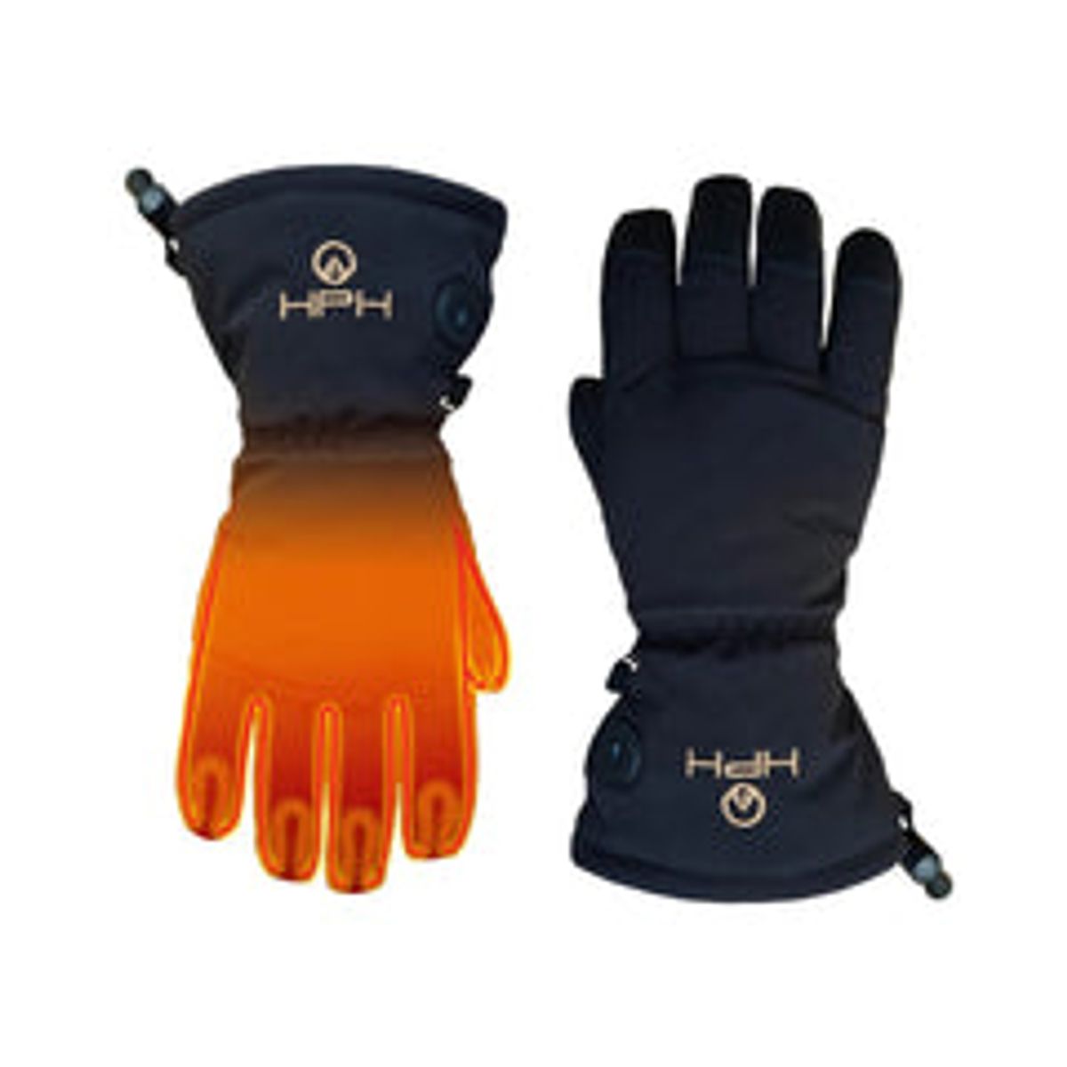 HappyHot - Hafjell - Tykke handsker med elvarme og Primaloft Gold ®