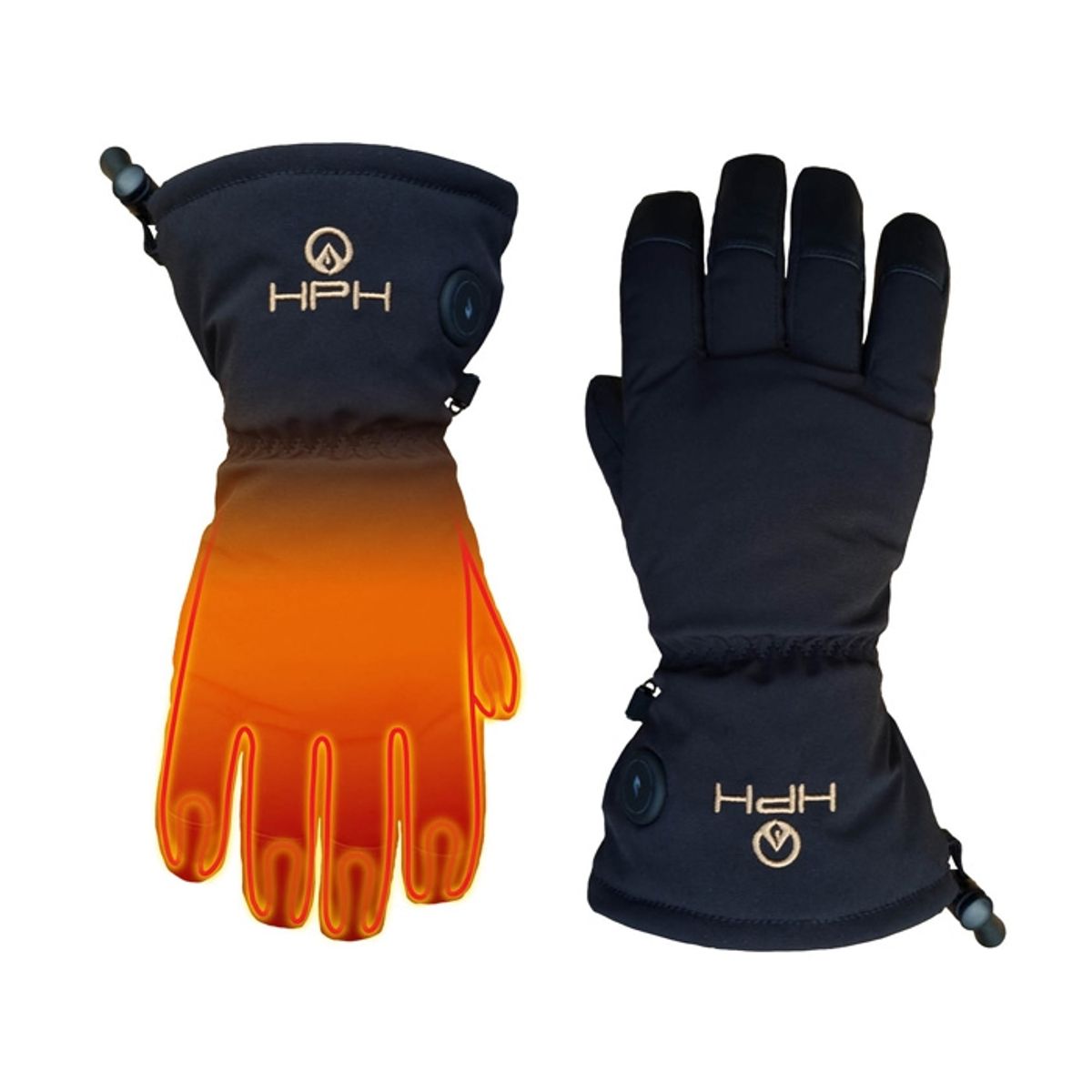 Happyhot Hafjell tykke varmehandsker-S/8 - Handsker