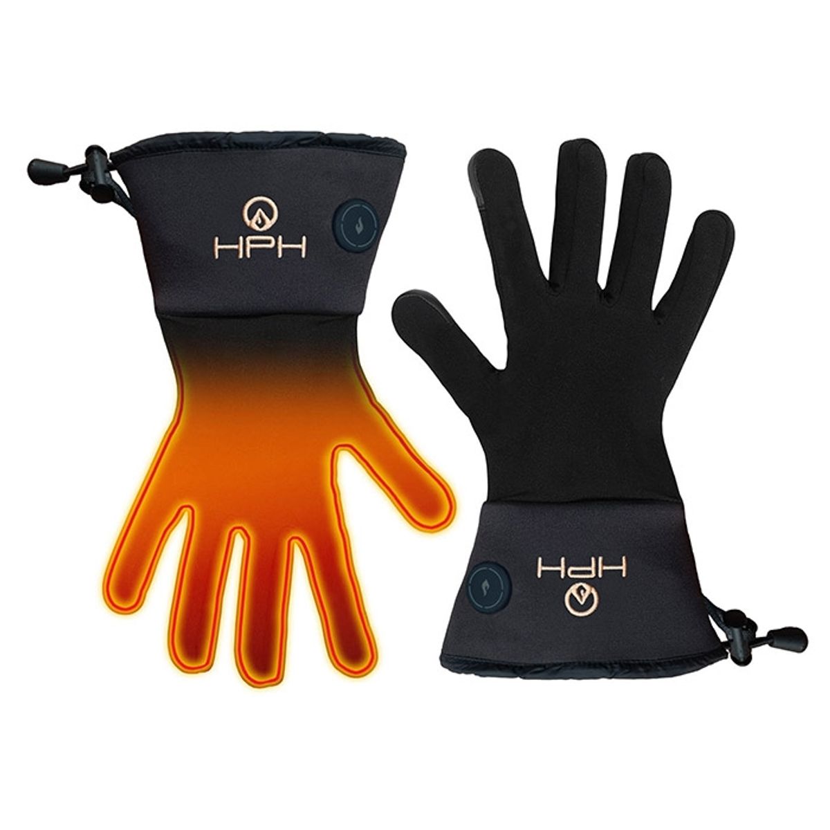 Happyhot Hovden handsker med elvarme-L/10 - Handsker