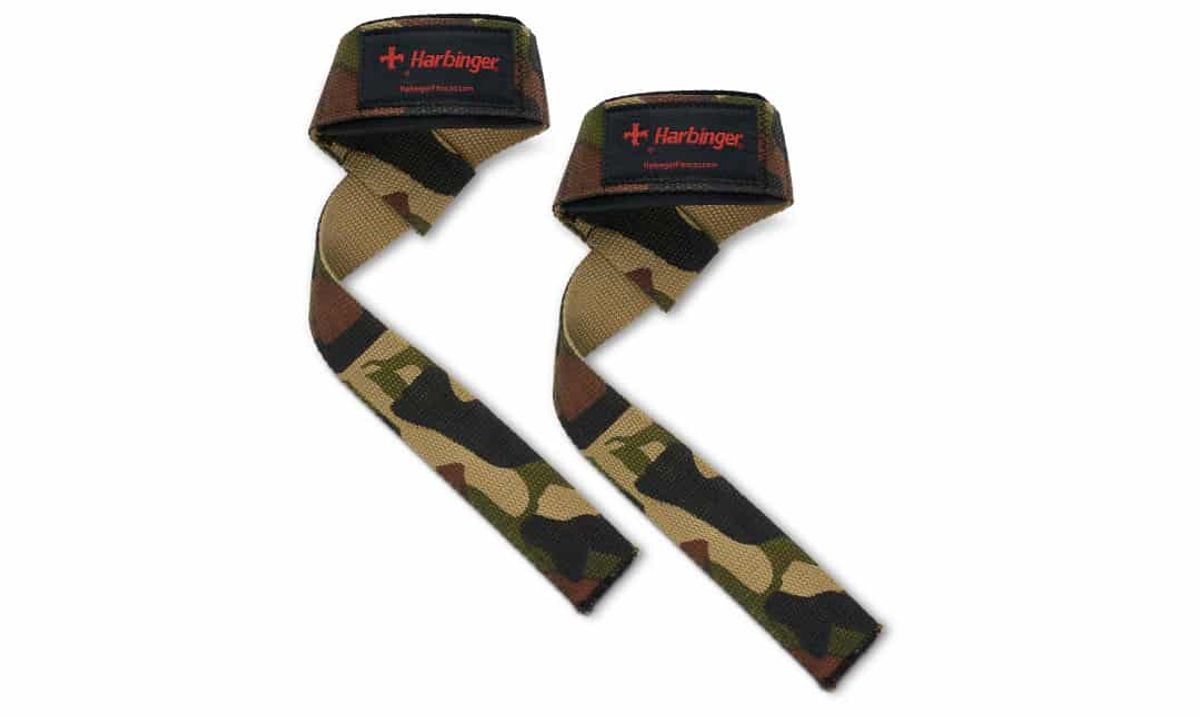 Harbinger - Padded cotton Lifting Straps - Camoflage