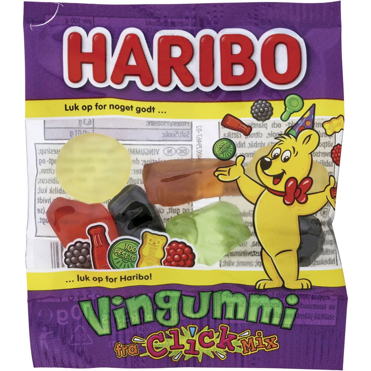 Haribo Click Mix vingummi 10g 100stk