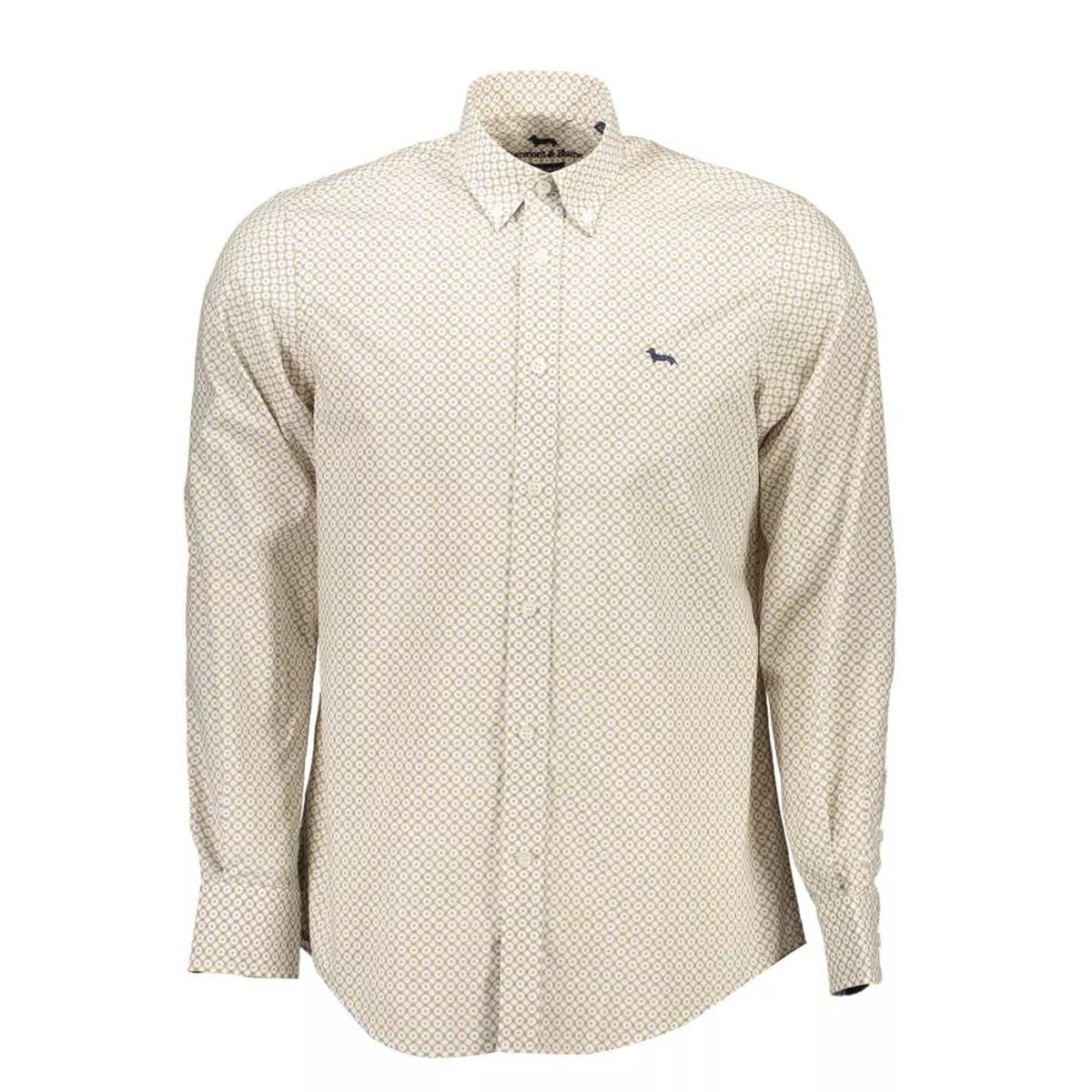 Harmont & Blaine Elegant White Cotton Long Sleeve Shirt