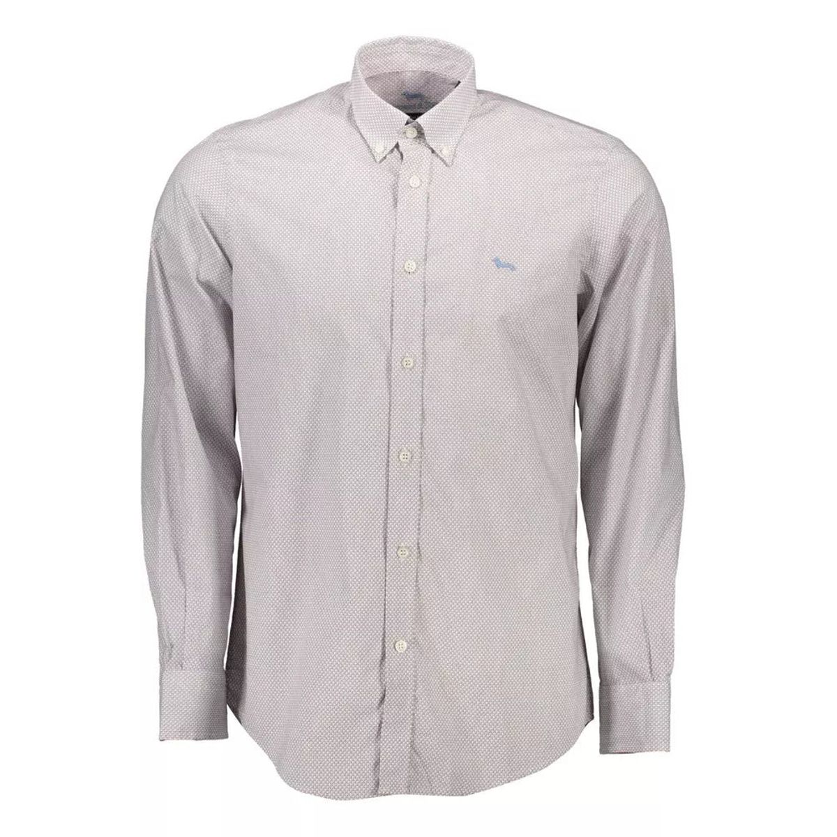 Harmont & Blaine Elegant White Cotton Long Sleeve Shirt