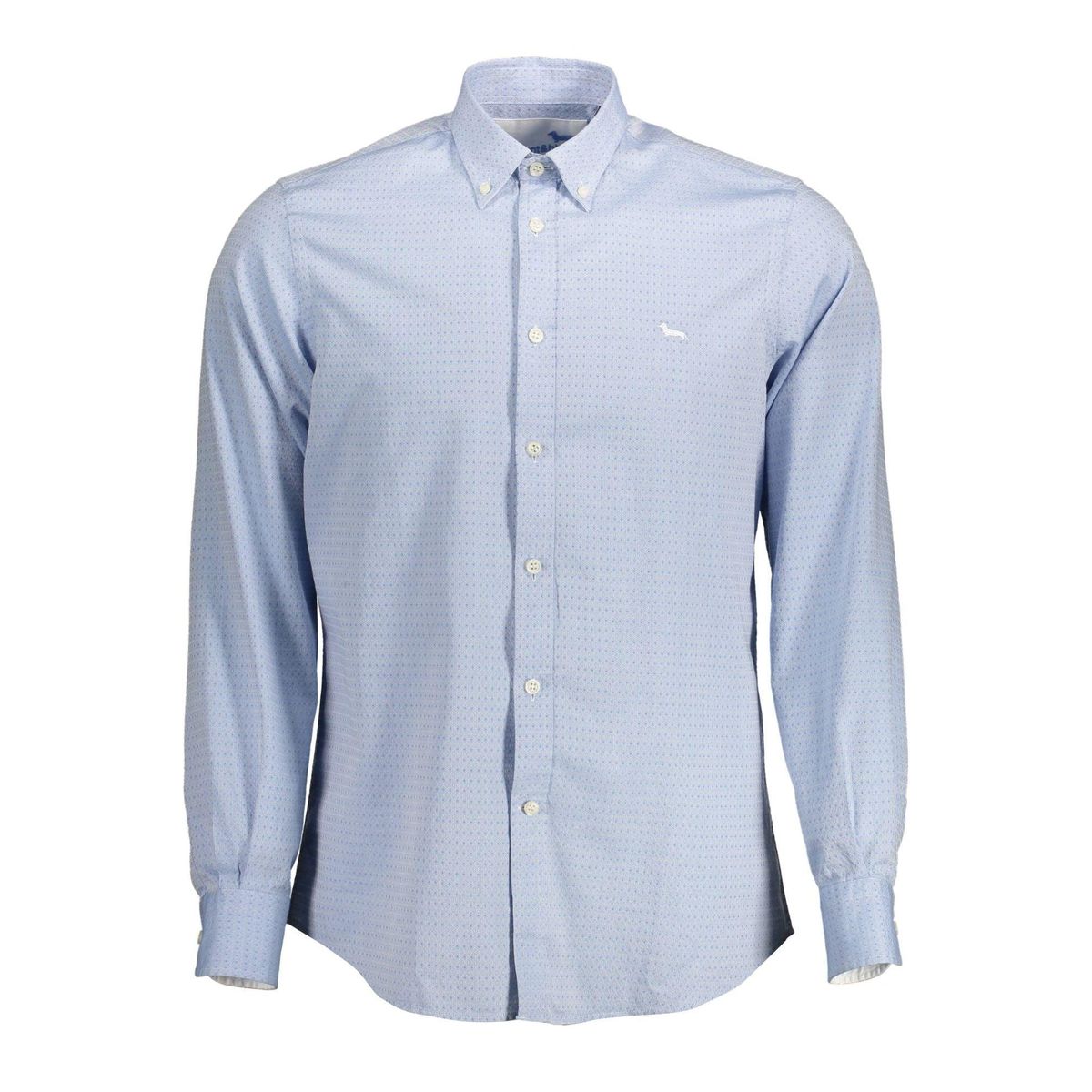 Harmont & Blaine Light Blue Cotton Regular Fit Shirt