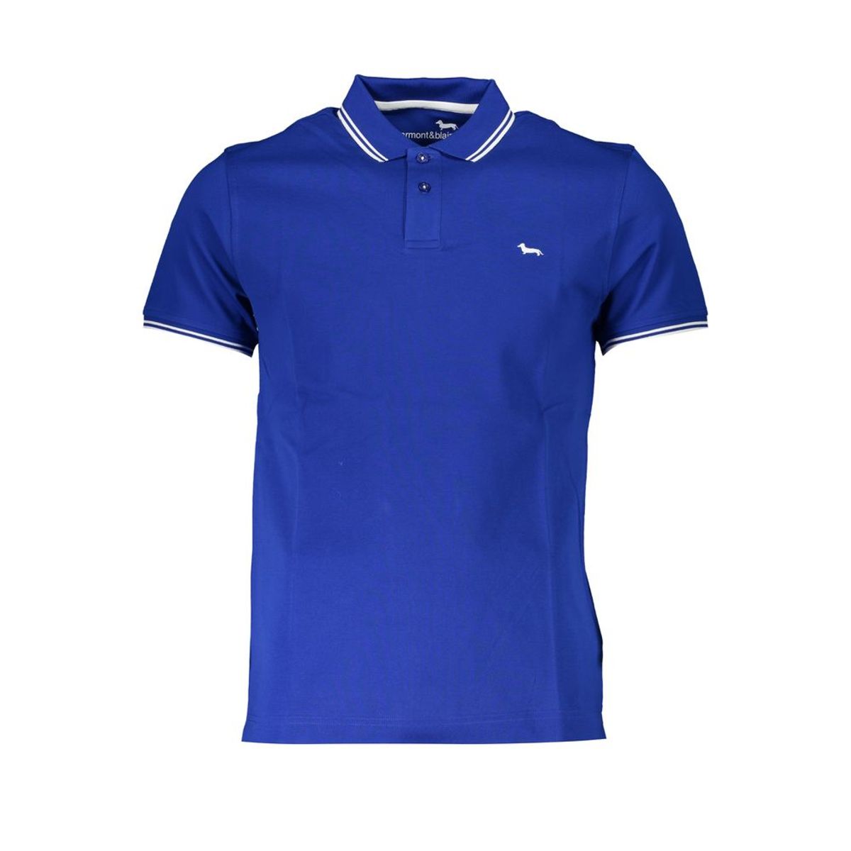 Harmont & Blaine Sleek Short Sleeved Contrast Polo