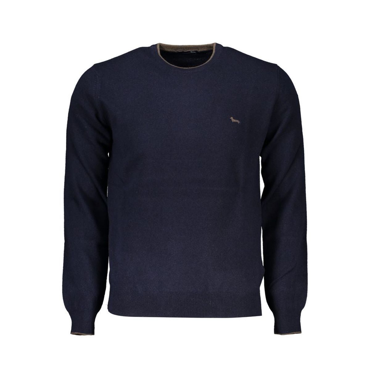 Harmont & Blaine Sophisticated Crew Neck Cashmere Blend Sweater