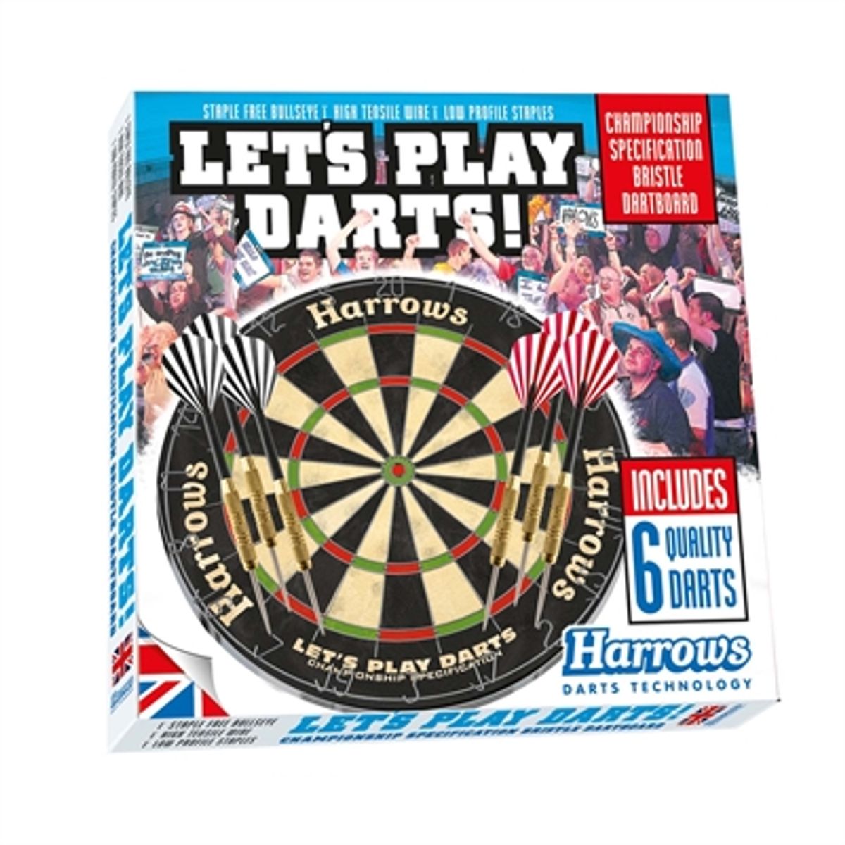 Harrows Dart Sæt - Let´s Play Darts Harrows - Skive & Pile