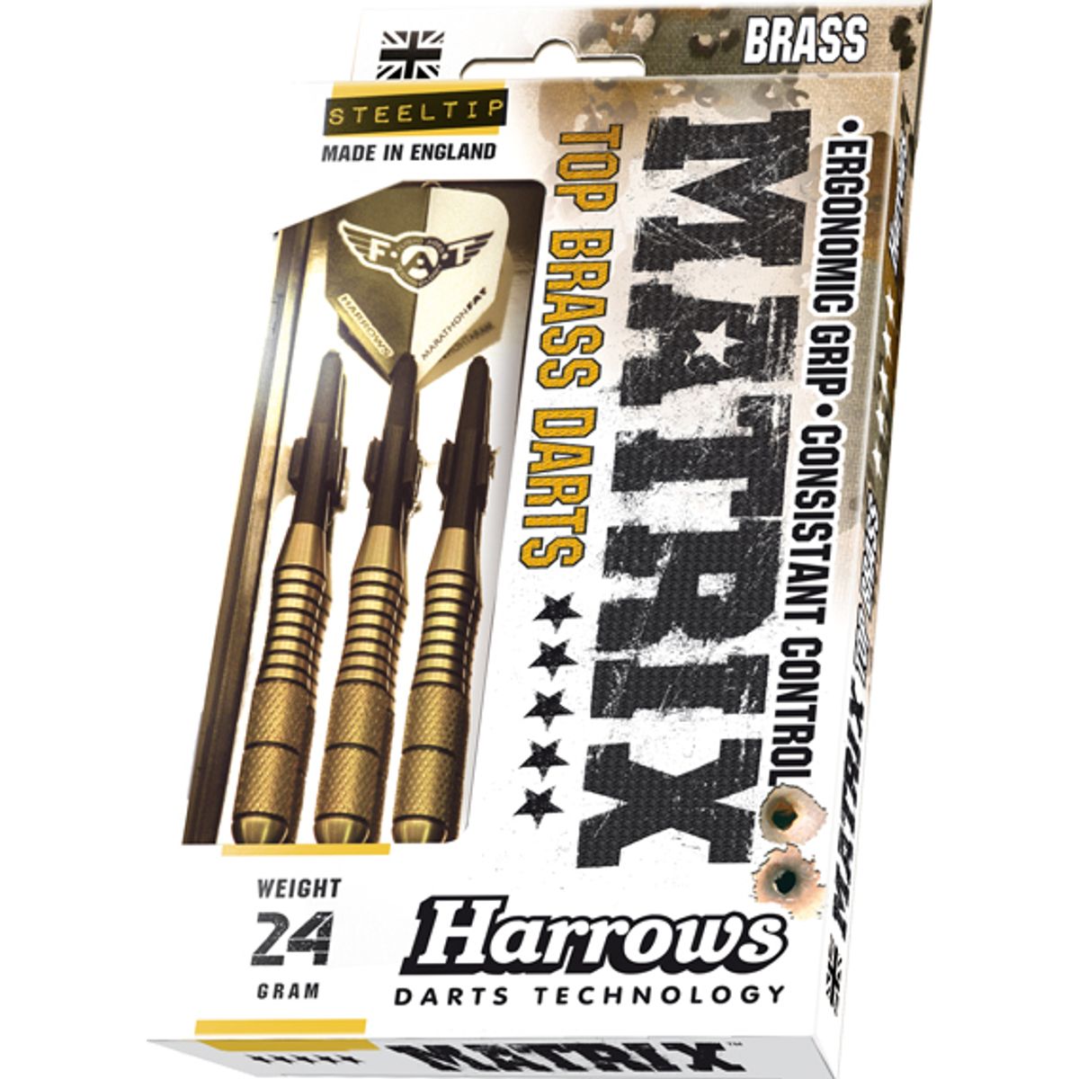 Harrows Matrix Brass Steeltip Dartpile 24g