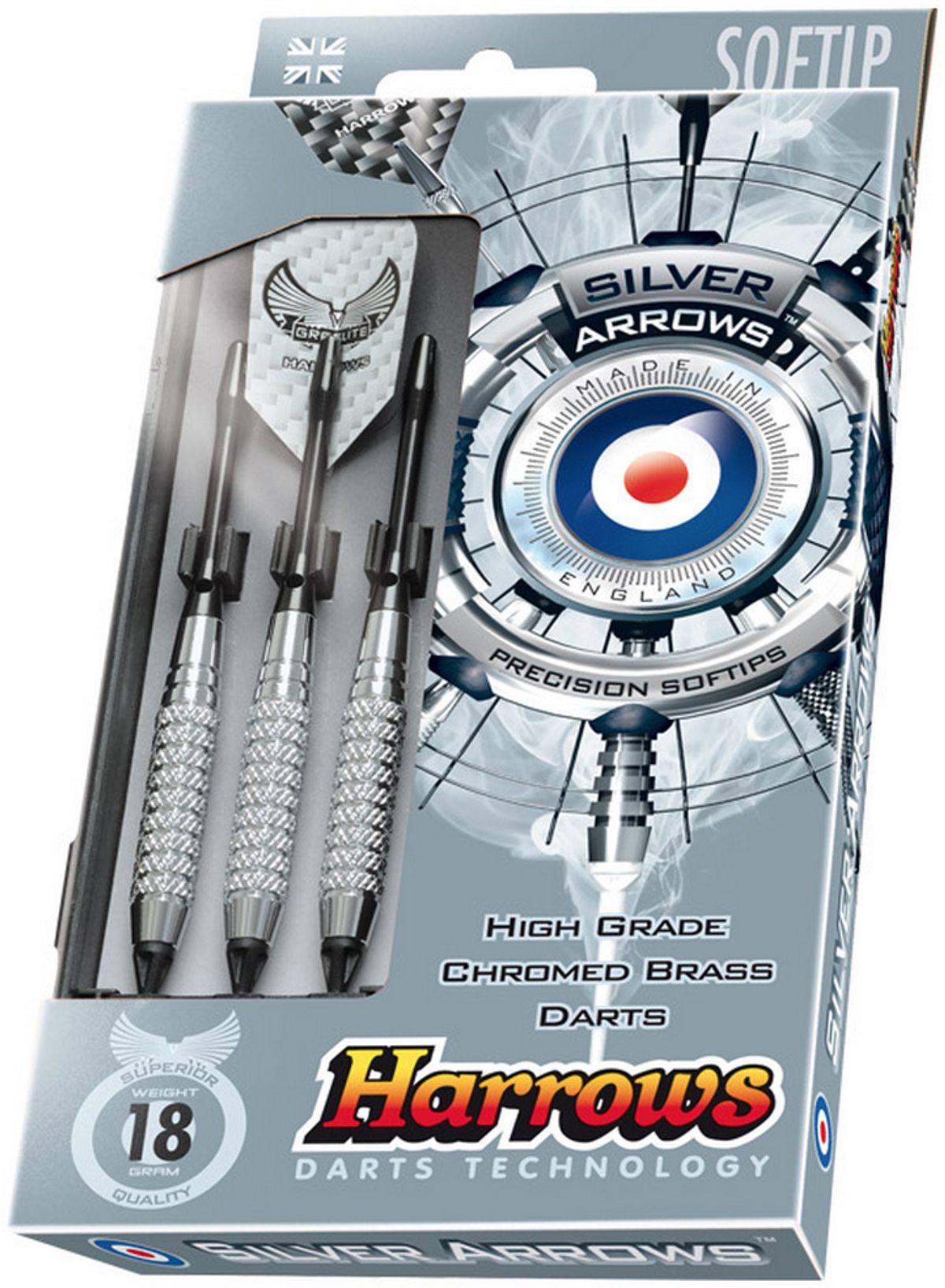 Harrows Softip Silver Arrow Softtip Dartpile 16g