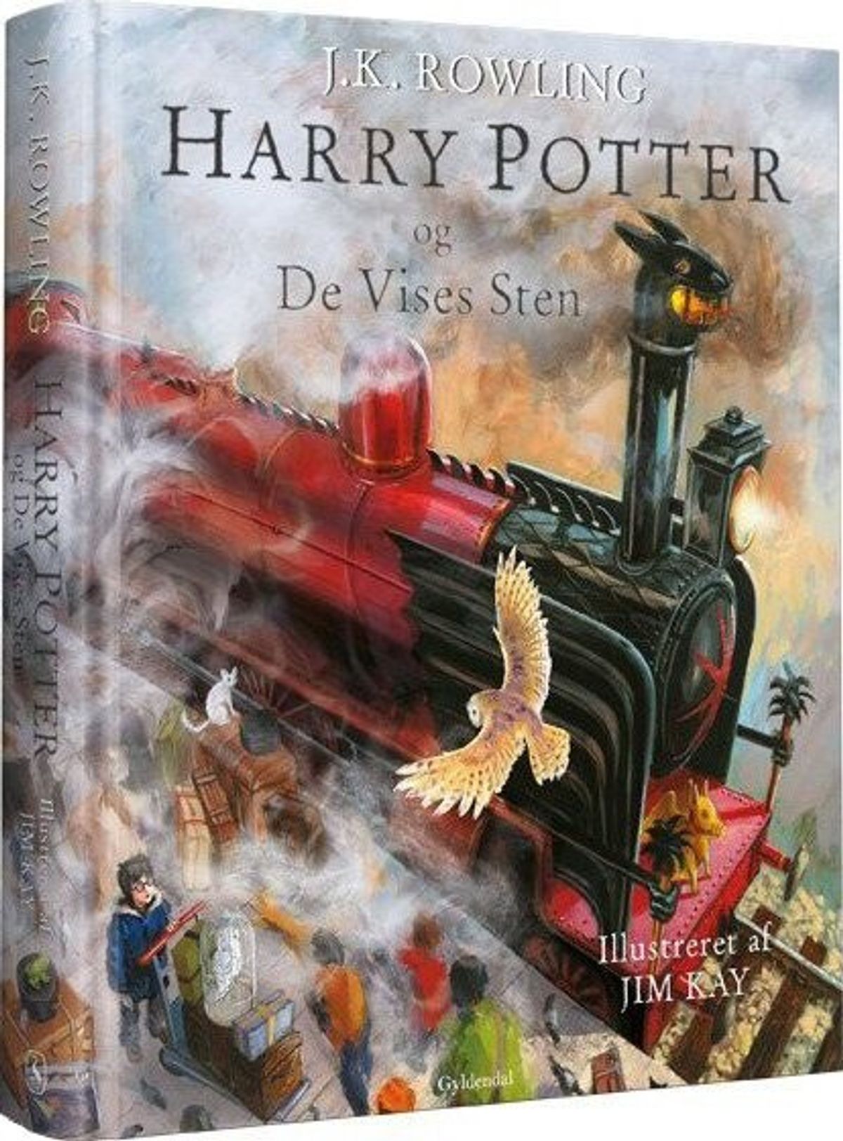 Harry Potter 1 - Illustreret Udgave - Og De Vises Sten - J. K. Rowling - Bog