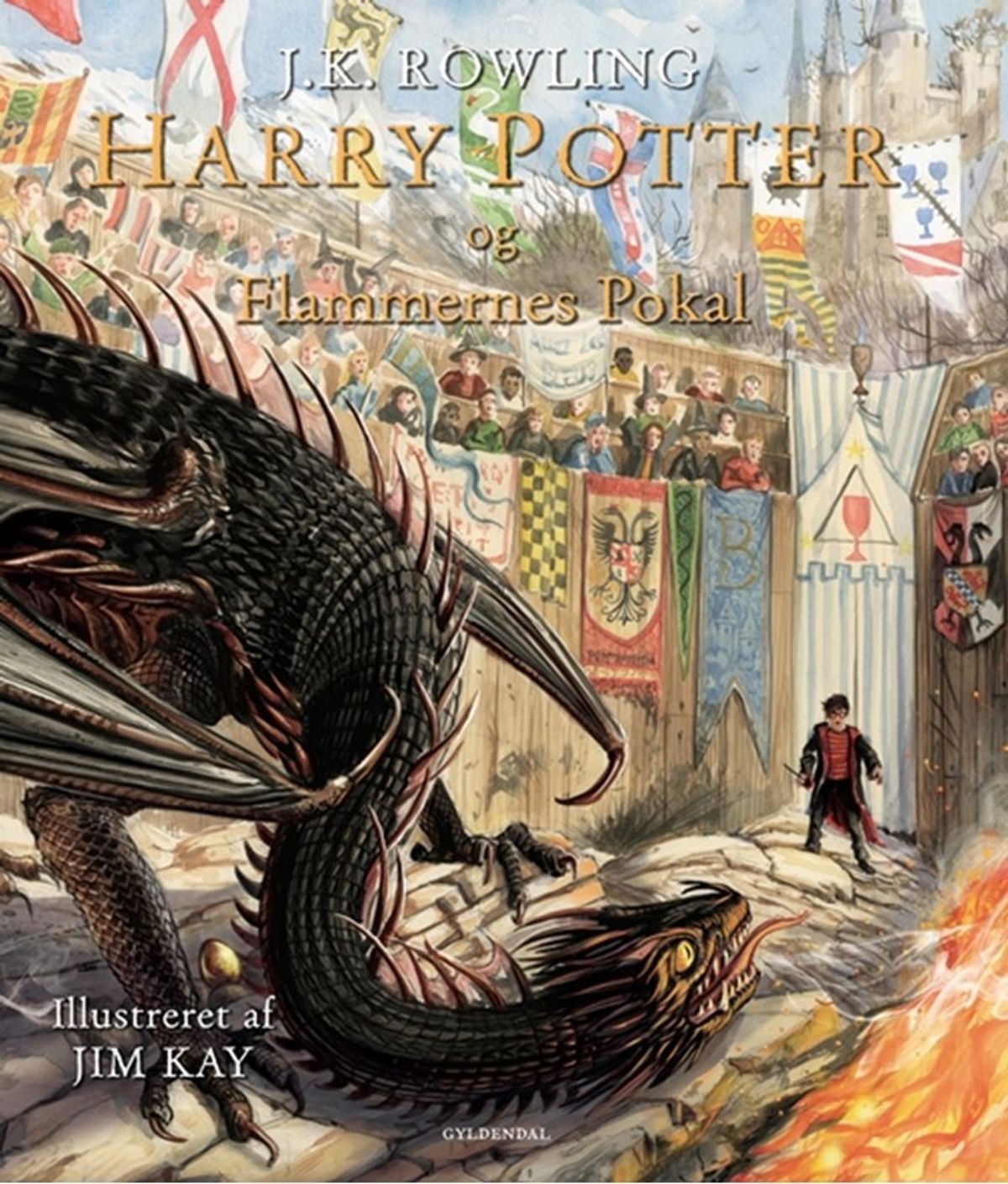 Harry Potter 4 - Harry Potter og Flammernes Pokal - illustreret