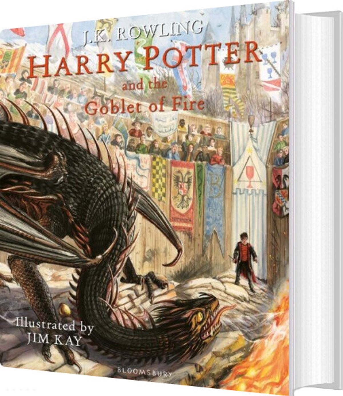 Harry Potter And The Goblet Of Fire: Illustrated Edition - J. K. Rowling - English Book