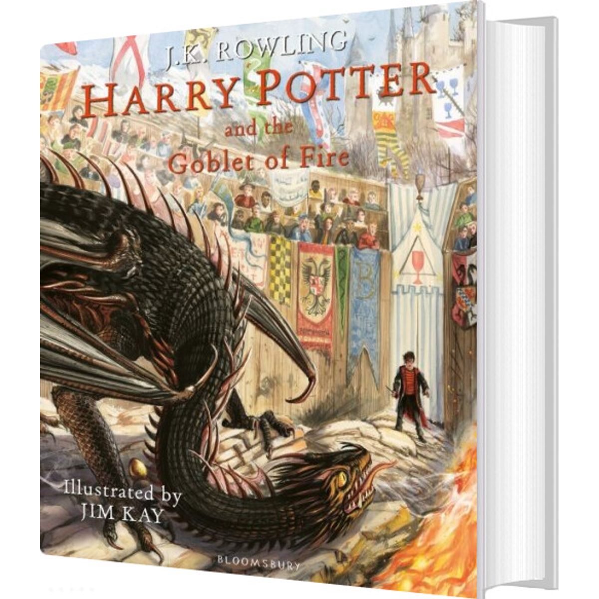 Harry Potter And The Goblet Of Fire: Illustrated Edition - J. K. Rowling - English Book