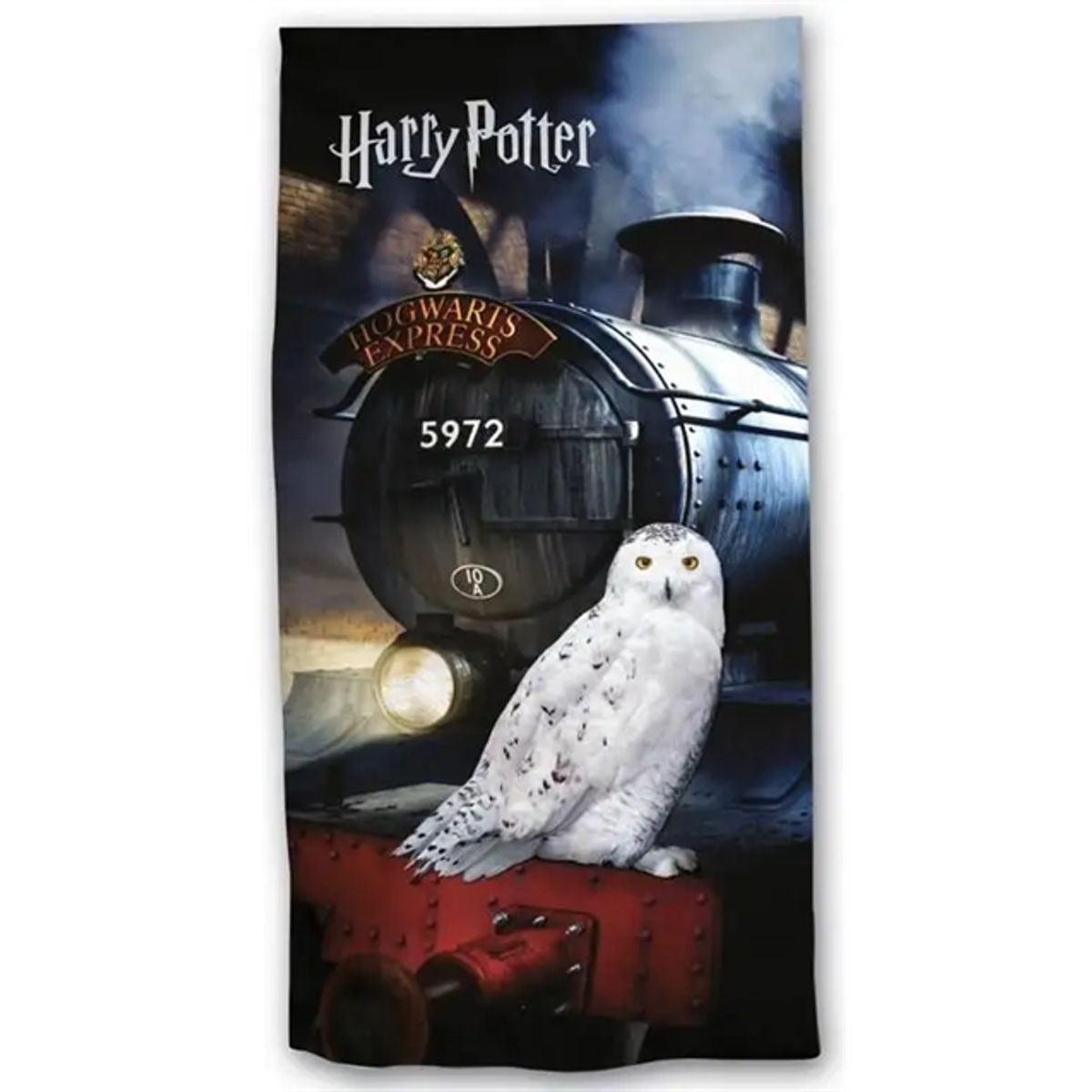 Harry Potter badehåndklæde - Hogwarts Express - 70x140 cm - 100% Blød bomuld