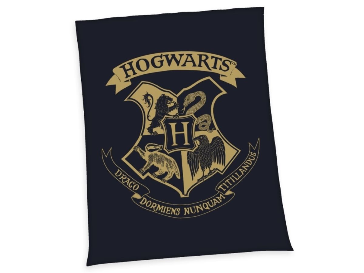 Harry Potter Fleece Tæppe - 150 X 200 Cm