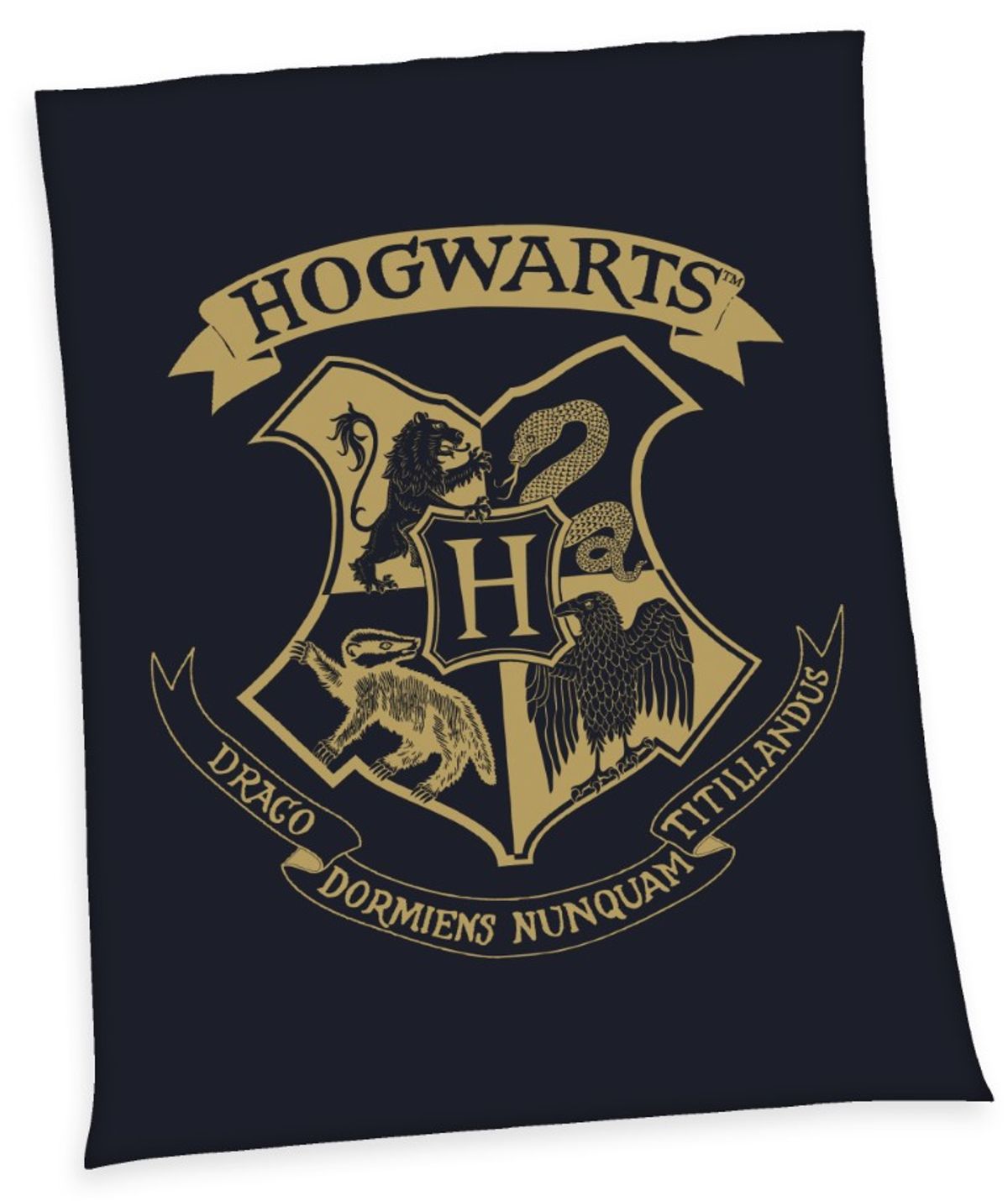 Harry Potter Fleece tæppe - 150 x 200 cm