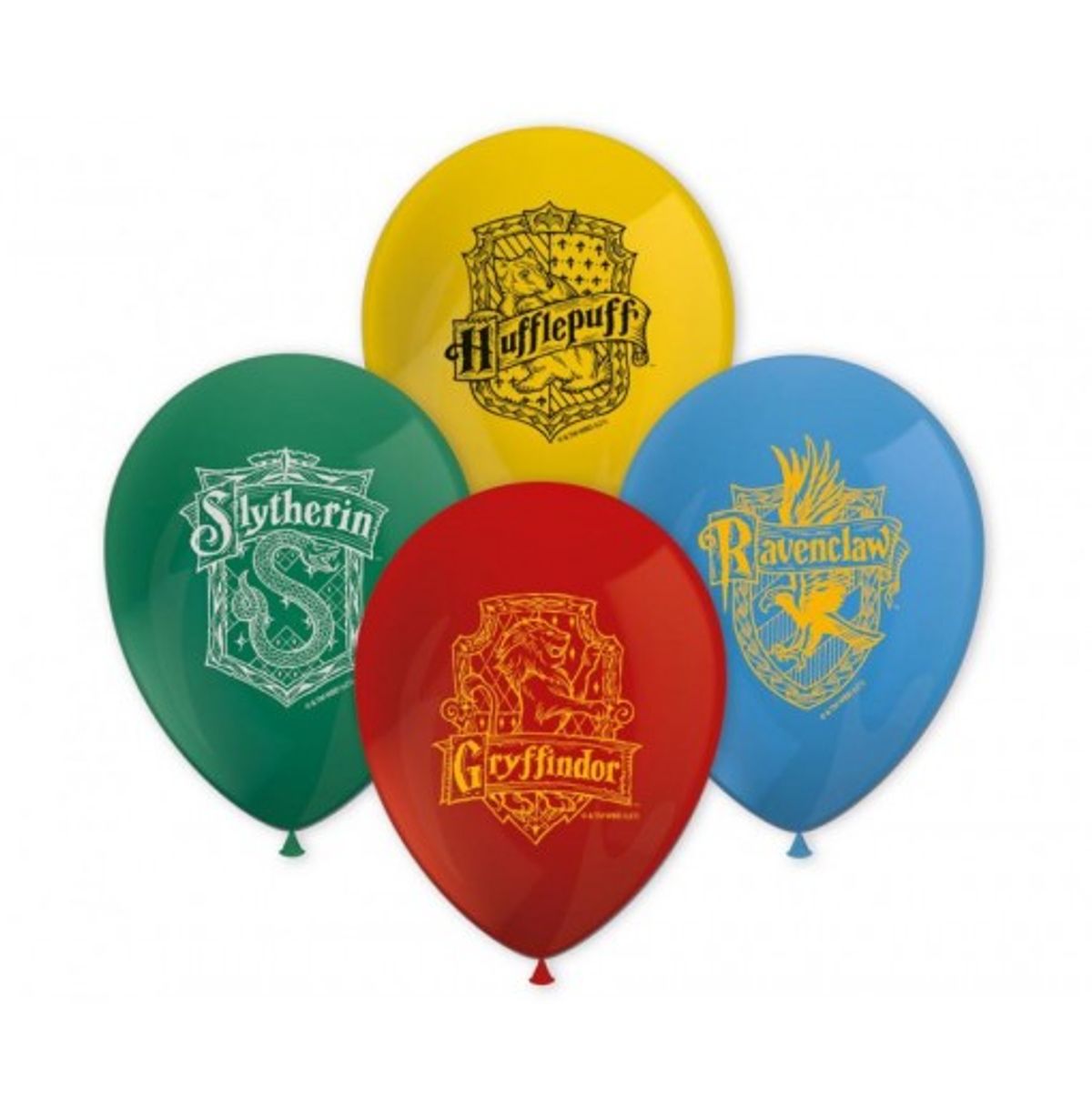 Harry Potter Hogwarts Houses, 12"/ 30 cm - 8 stk. - Balloner