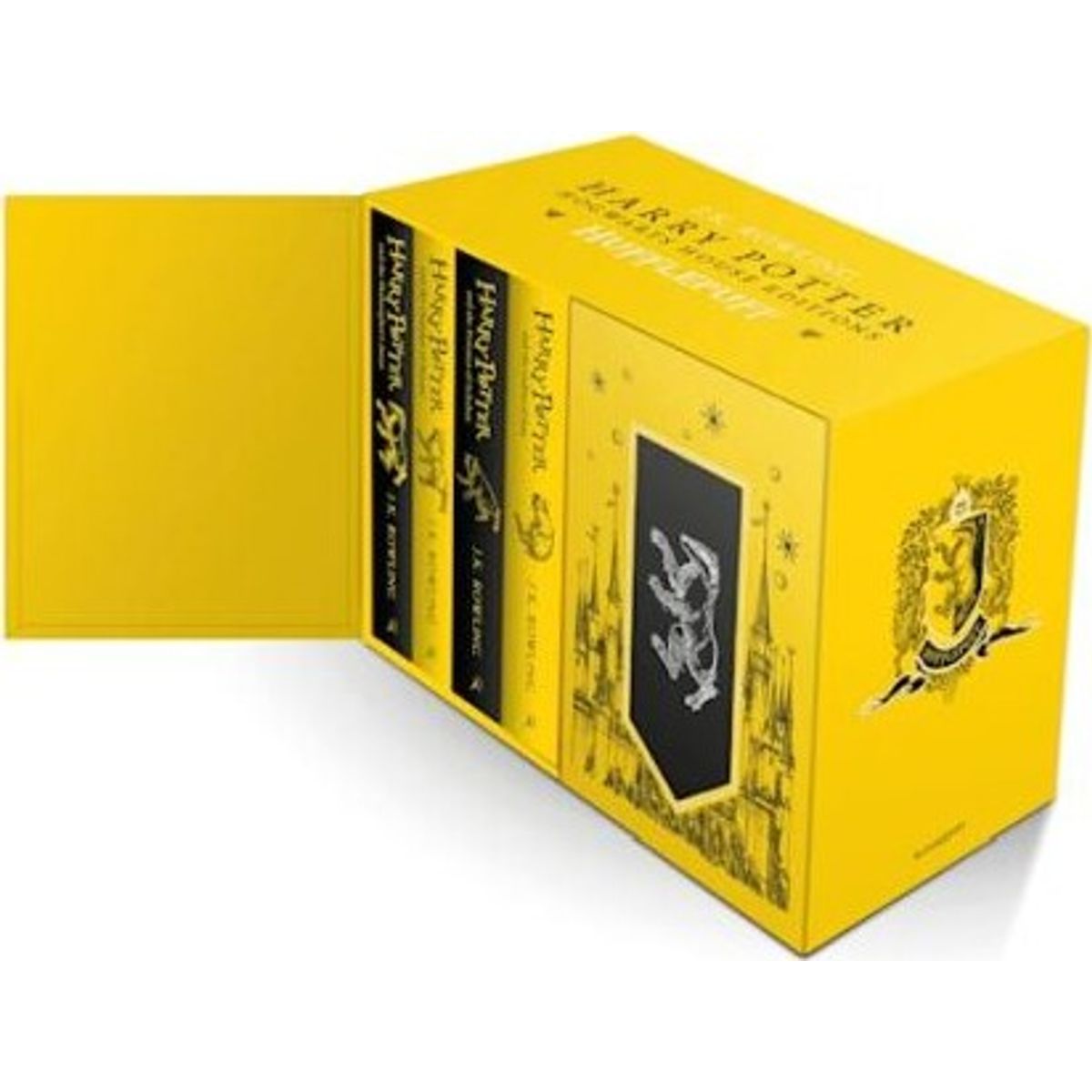 Harry Potter Hufflepuff House Editions Hardback Box Set - J. K. Rowling - English Book