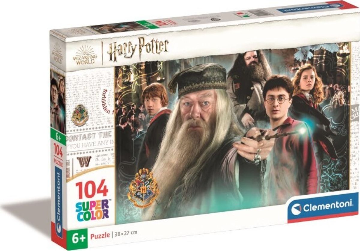 Harry Potter Puslespil - Super Color - Clementoni - 104 Brikker