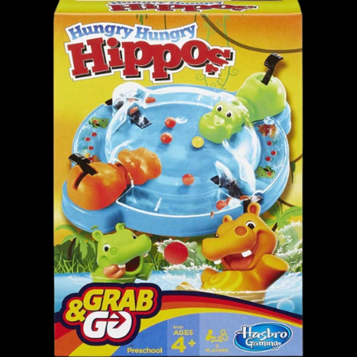 Hasbro Hungry Hungry Hippo Grab & Go' Brætspil