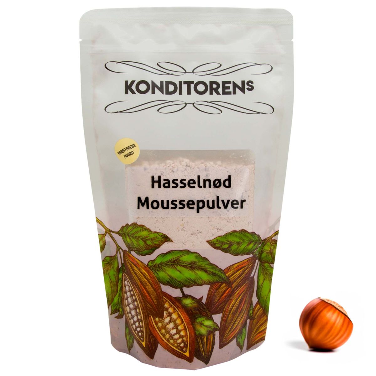 Hasselnød Moussepulver - 1kg, Konditorens