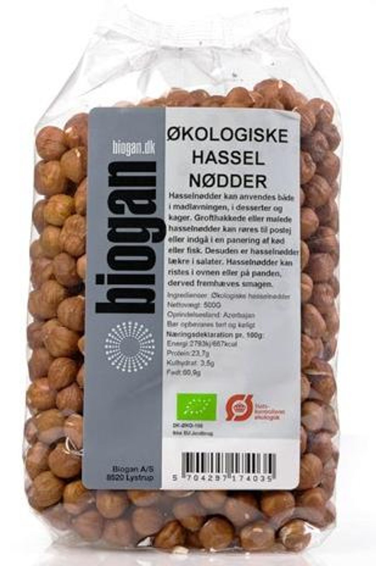 Hasselnødder Ø, 500g