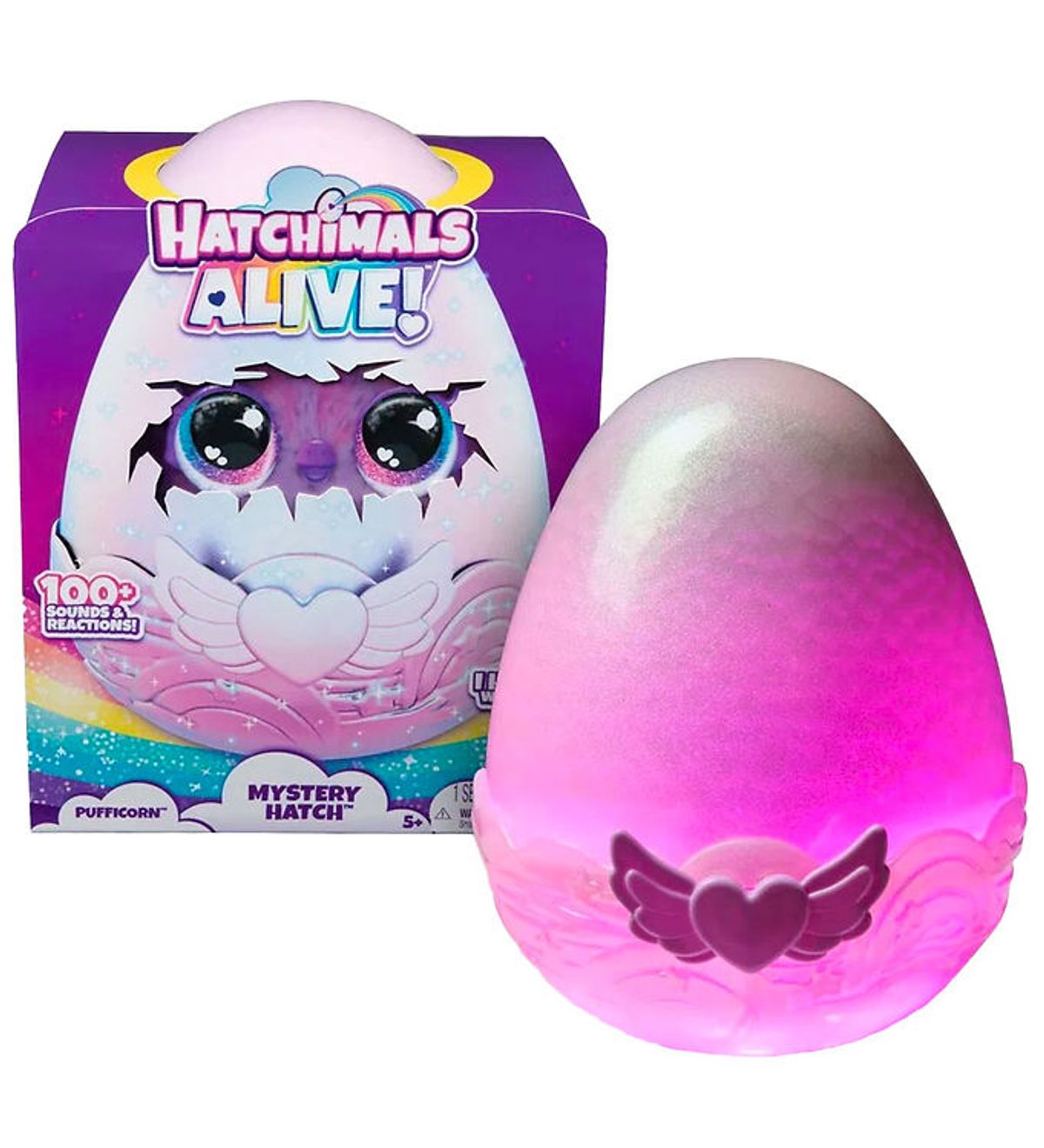 Hatchimals Bamse - Alive Mystery Hatch - Pufficorn - Assorteret