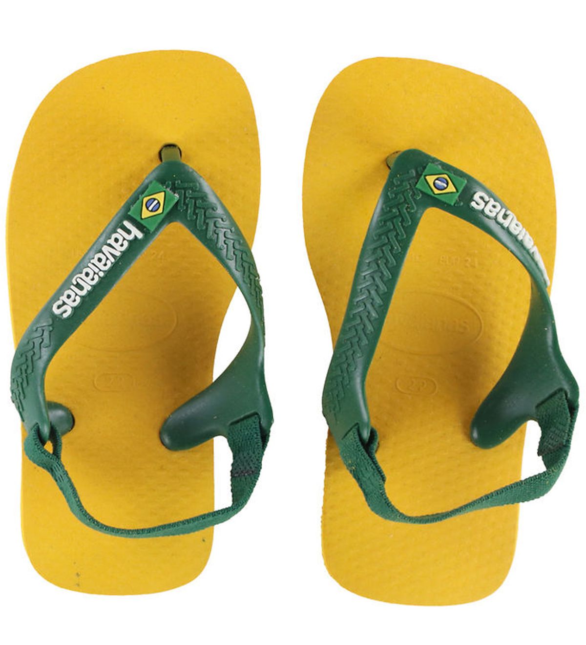 Havaianas Klipklapper - Baby Brasil Logo II - Pop Yellow/Amazon