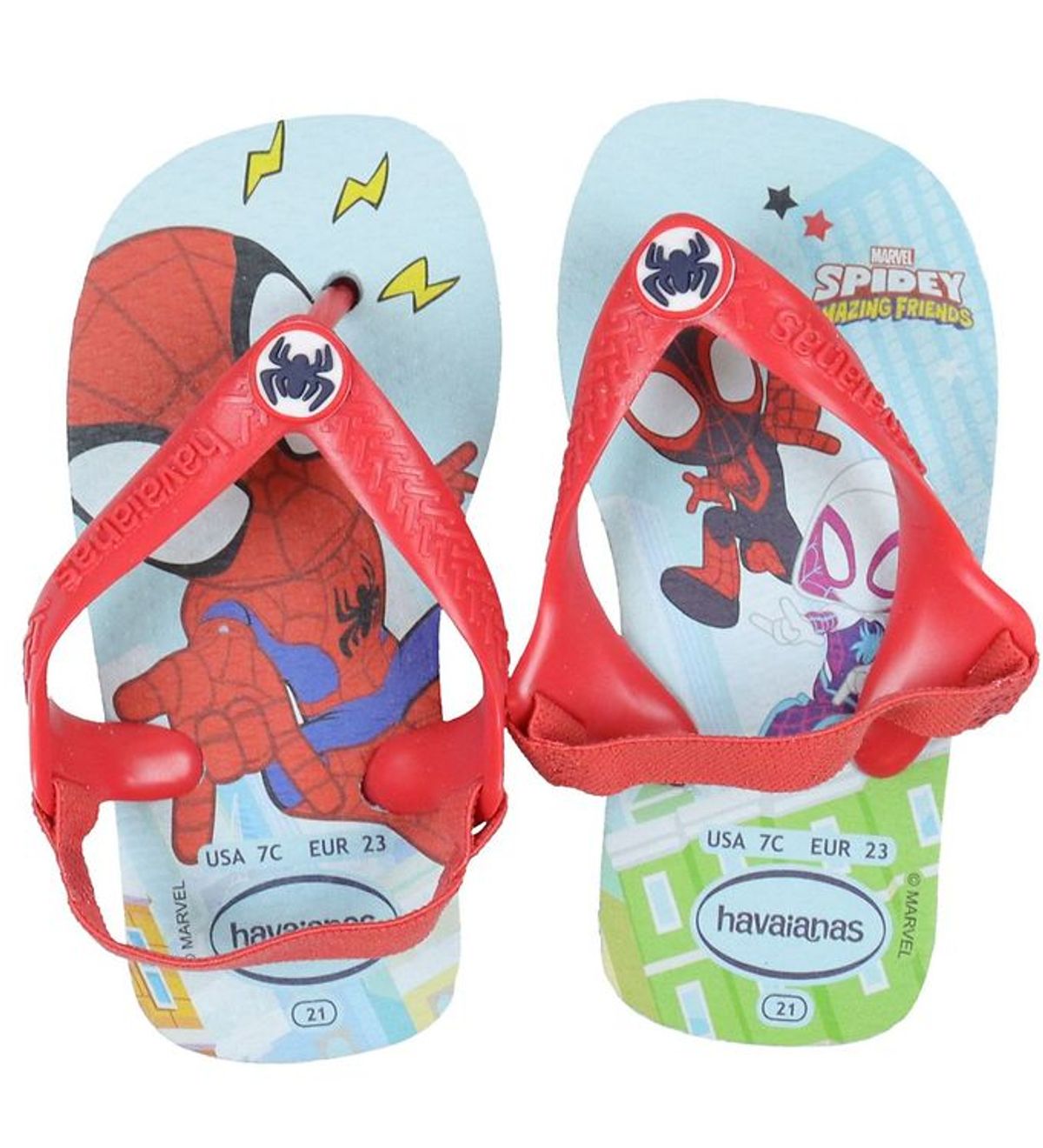 Havaianas Klipklapper - Baby Marvel - Blue/Red