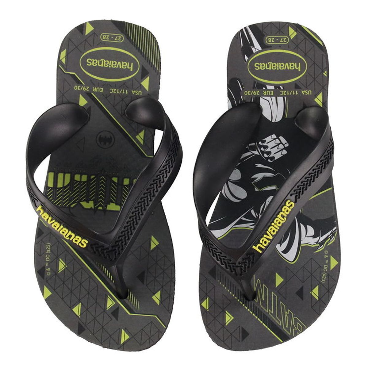 Havaianas Klipklapper - Kids Max Herois - Sort/Gul