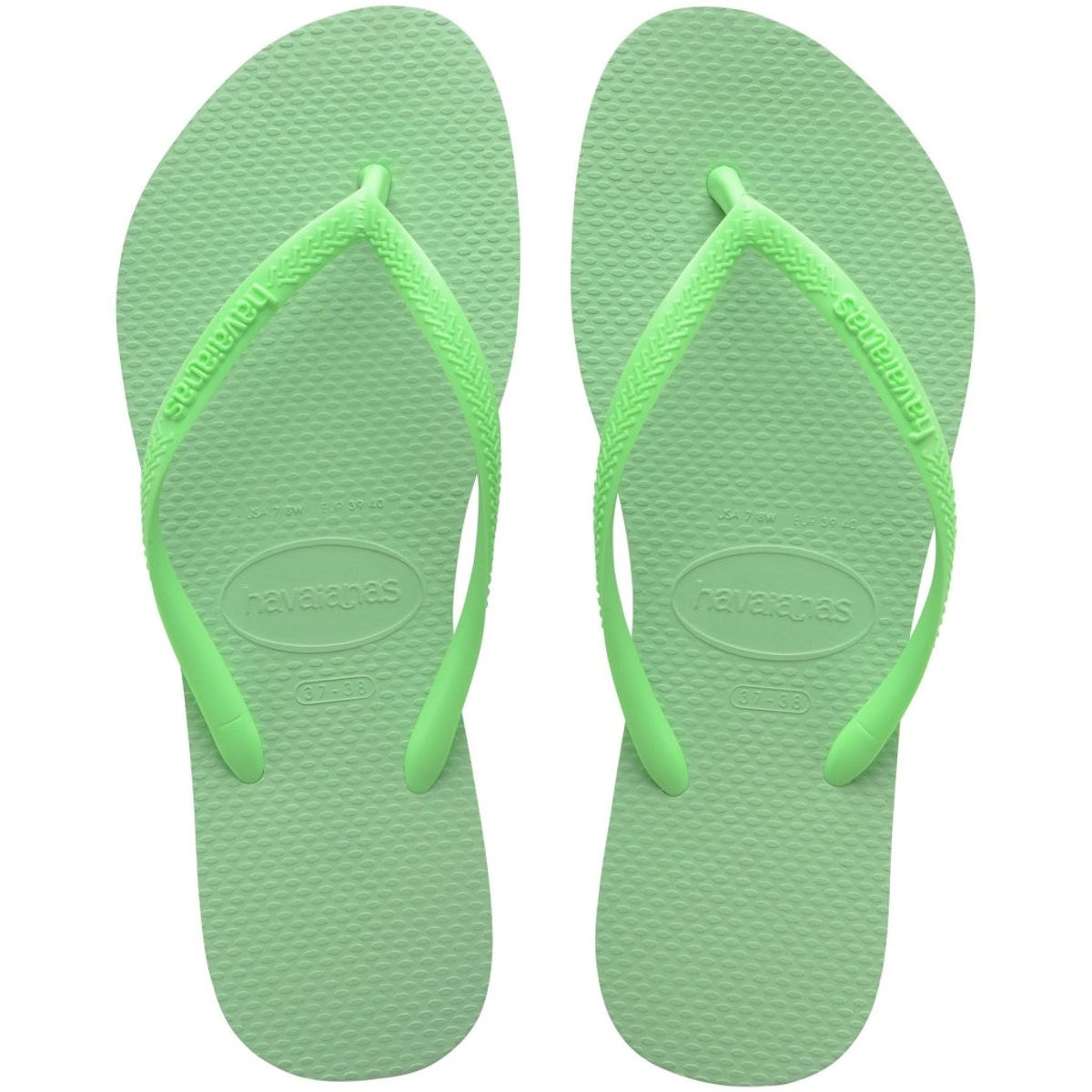 Havaianas Slippers Slim 4000030 - Green Garden6617