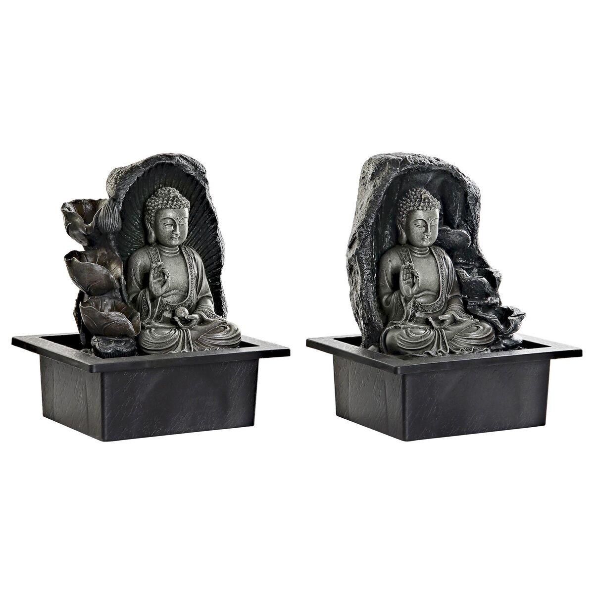 Have springvand 21 x 17,5 x 25 cm Buddha Harpiks Orientalsk (2 enheder)