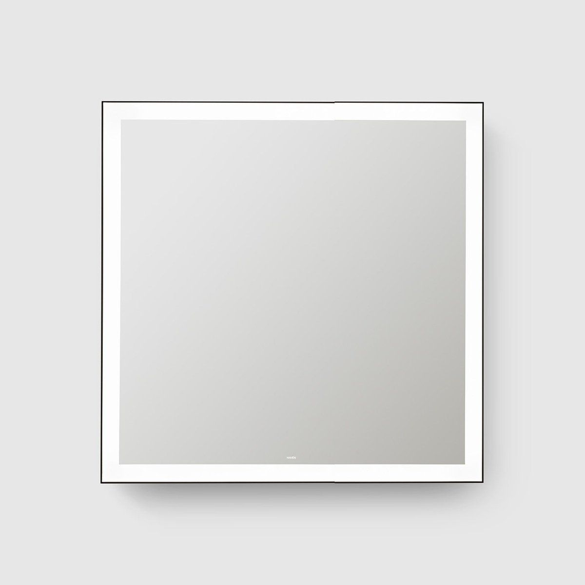 HAVEN M5 Frame 70x70cm spejl med belysning - white