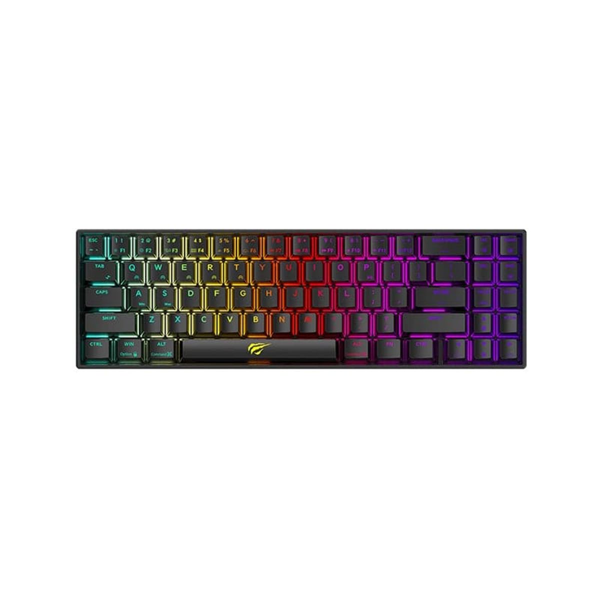 Havit KB496L Sort 65% Gaming Tastatur RGB