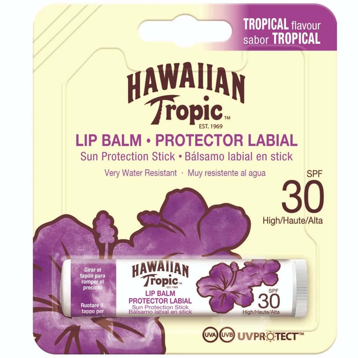 Hawaiian Tropic Hydrating Protection Lip Balm SPF 30 - 4 gr.